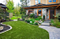 Landscape with Artificial Grass Waterless Lawn