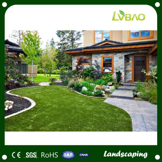 S Shape Yarn Artificial Turf Grass for Landscaping