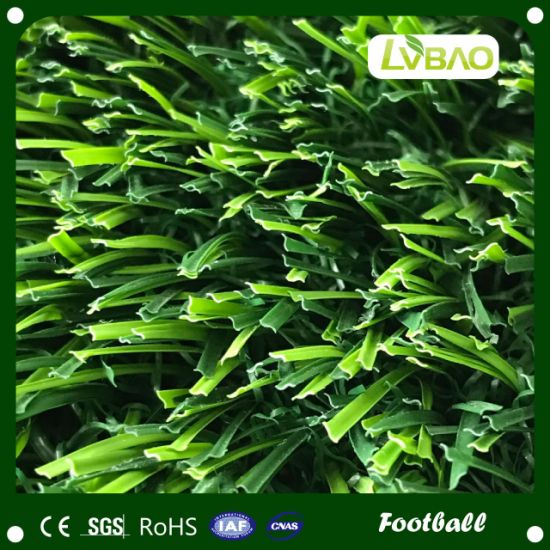 Football Artificial Turf S Shape Yarn Artificial Grass