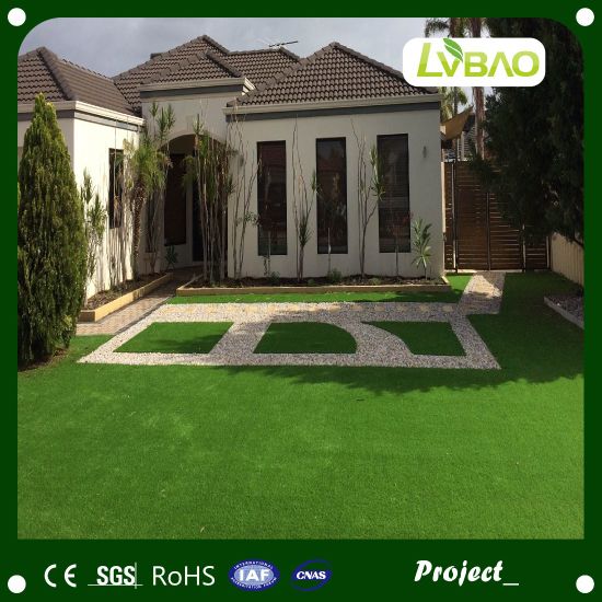 Floor Tile Interlocking Artificial Grass Turf for Garden