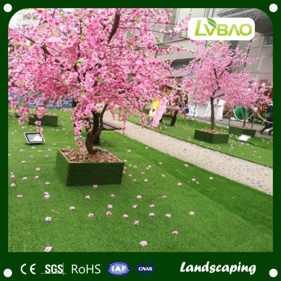 Green Natural-Looking Lawn Durable UV-Resistance Commercial Monofilament Artificial Turf
