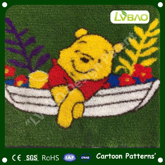 3/8inch 30mm Kindergarten Decoration Artificial Grass for Children