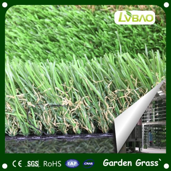 Landscaping Natural-Looking Strong Yarn Anti-Fire UV-Resistance Lawn Monofilament Grass Garden Synthetic Home Artificial Turf