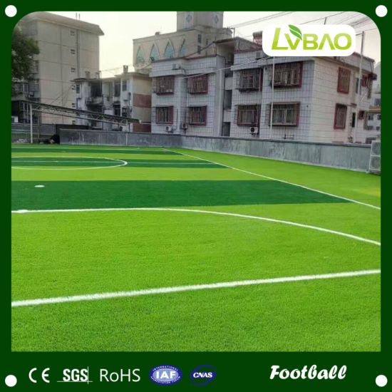 Customization Waterproof Comfortable Decoration Environmental Friendly Artificial Turf for Football Field Need Filling Sports Grass