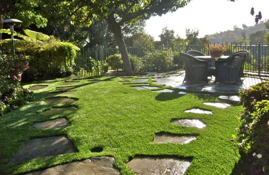 UK Popular Landscaping Artificial Grass with 4 Colors
