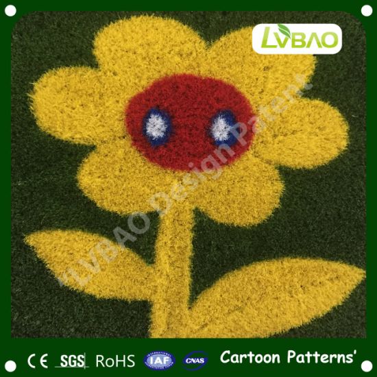Logo Cartoon Multipurpose Natural-Looking Grass Small Mat Yard Yard Pet Artificial Turf