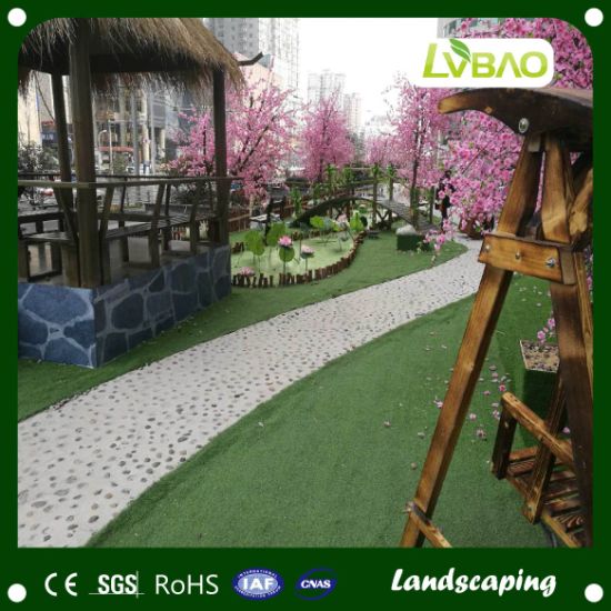 Colored Artificial Grass Carpet for Balcony