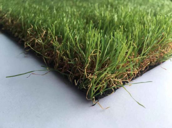 Four Tones Natural Looking Turf/Carpet for Garden and Home Decoration Artificial Grass