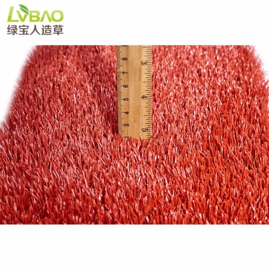 Red Artificial Grass for Tennis Court