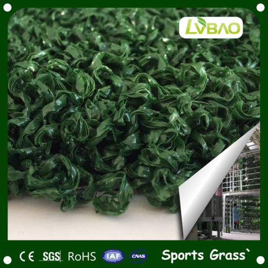 Indoor Outdoor Strong Fabrillated Yarn Grass Anti-Fire UV-Resistance Playground PE PP Synthetic Durable Sports Artificial Turf