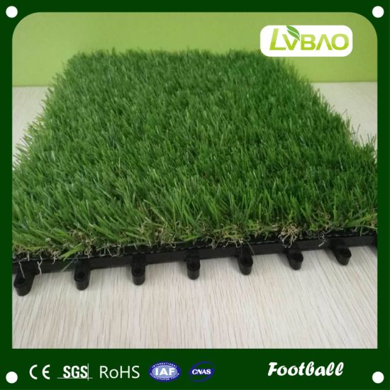 Outdoor Garden Decoration Interlocking Artificial Grass Artificial Turf Tile