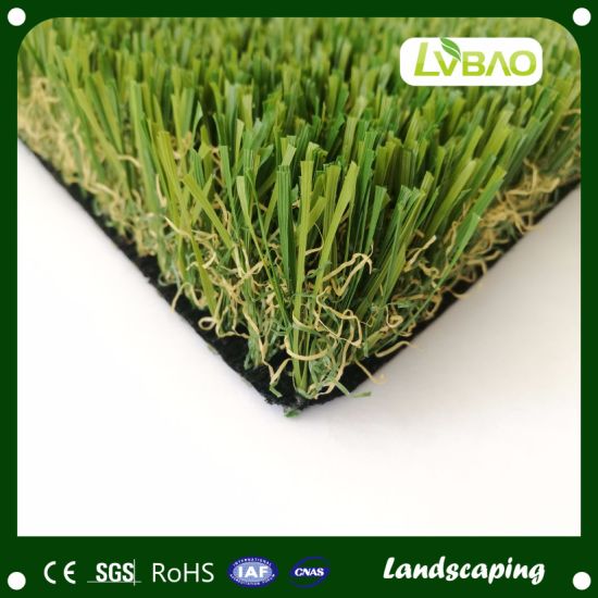 Cheaper Green Color Landscape Synthetic Grass Carpet for Garden