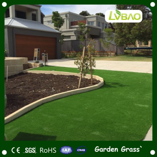 Commercial Home&Garden Fake Yarn Customization Waterproof Natural-Looking Fire Classification E Grade Artificial Grass
