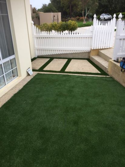 UV-Resistance Strong Yarn Customization Waterproof Natural Look and an-UV Landscaping Artificial Grass