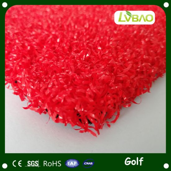 Red Blue Balck Green White Color Golf Court Artificial Grass