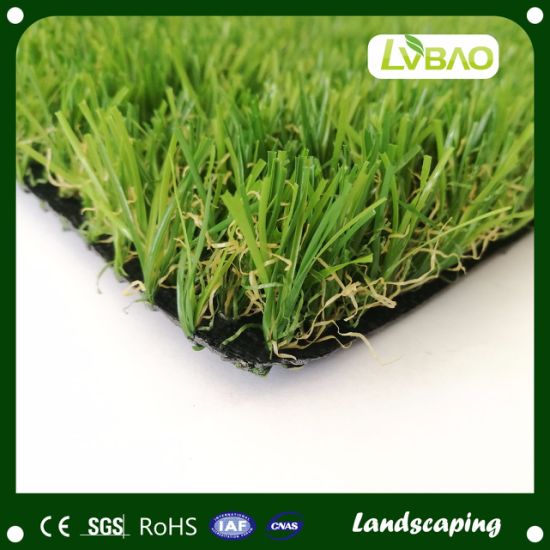 Best Material 30mm Kindergarten Green Grass Colored White Artificial Grass